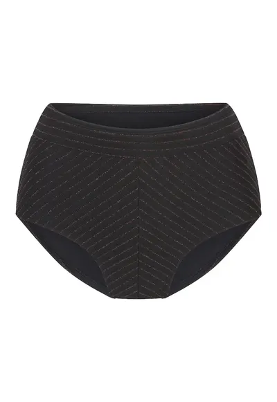 Slip cu talie inalta - Negru