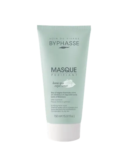 Masca purificatoare pentru ten mixt spre gras Home Spa, 150ml, Byphasse