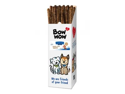 Bow Wow Recompense pentru caini Carnacori cu Ficat de Gasca 72 Buc
