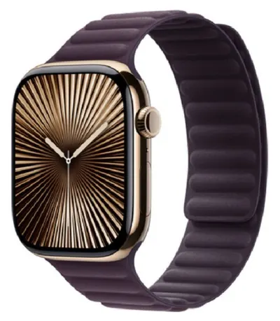Curea pentru Apple - Magnetic Link, Apple Watch, 46 mm, S/M, Blackberry