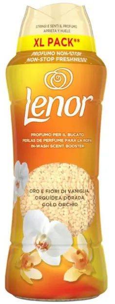 Perle parfumate pentru rufe Lenor - Gold Orchid & Vanilla, 495 g