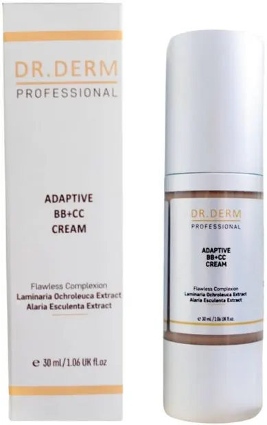 Dr. Derm Cremă de față adaptivă BB+CC, SPF50, 30 ml