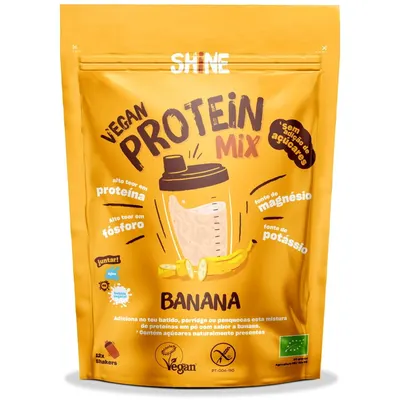 Shake Proteic cu Banane fara Gluten Ecologic/Bio 250g