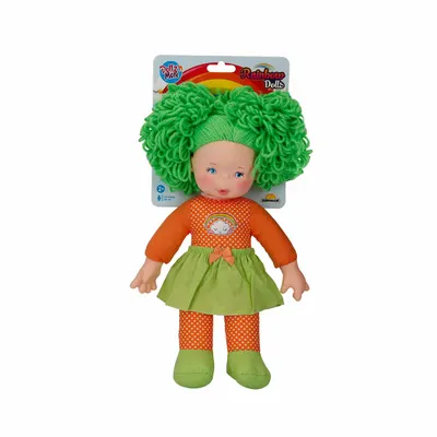 Papusa cu par verde, Dollz n More, Rainbow, 35 cm