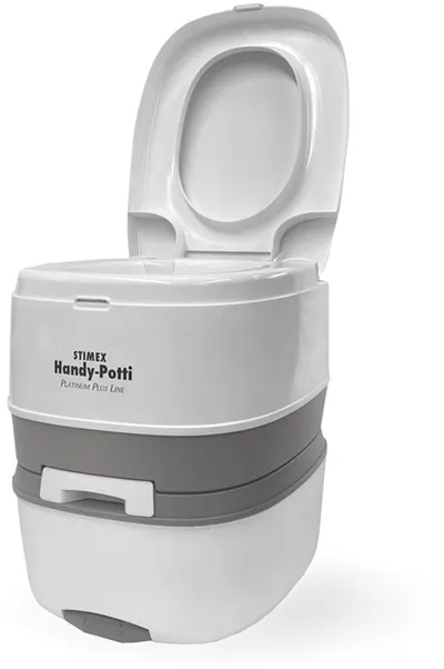Toaletă chimică portabilă Stimex - Platinum Plus, 44.7 cm, 22 l