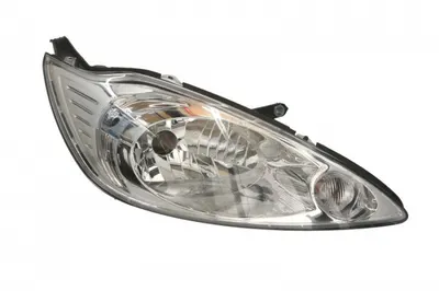 Far fata Dreapta (H4, electric, cu motor, culoare insert: cromat, culoare semnalizator: transparent) potrivit FORD KA