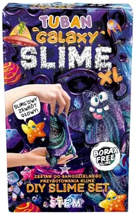Set creativ Tuban - XL, Fă-ți propriul slime Galaxy, cu brocart