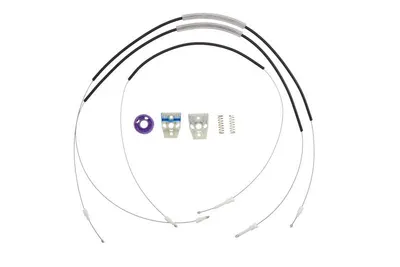 Set reparatie macara geam fata Stanga potrivit VW POLO V dupa 2009