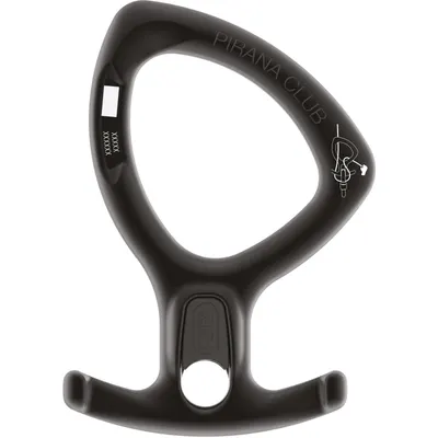 Descender Petzl PIRANA Club - Frein modulabil, negru