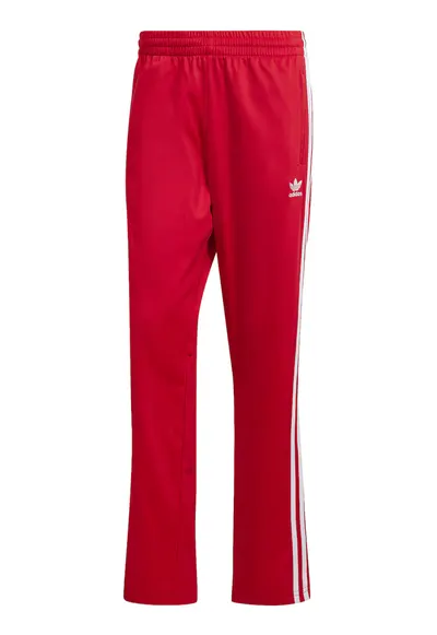Pantaloni de trening cu slit cu fermoar la terminatii Firebird - Rosu vermillion