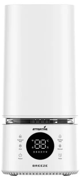 Umidificator Attractive - Breeze, alb