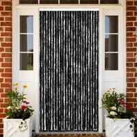 vidaXL Perdea pentru insecte, antracit, 100x200 cm, chenille