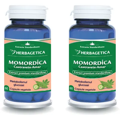 Pachet Momordica (Castravete Amar) 60cps+60cps (50% reducere la al doilea produs)