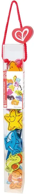 Figurine Hape - Animalele din lumea marina, din lemn