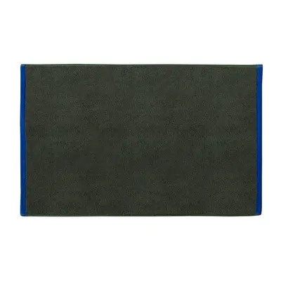 Covoraș de baie verde închis/albastru din bumbac organic 50x80 cm Soft – Mette Ditmer Denmark
