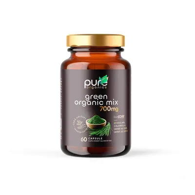 Green Organic Mix – Energie si detox - 60cps PureOrganics