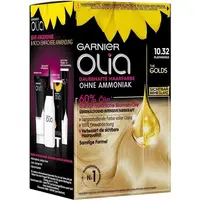Vopsea de păr, Garnier, Olia, blond platinat auriu, 271g