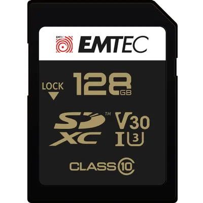 Card Memorie SDXC Emtec SpeedIn Pro, 128Gb, Clasa 10 / UHS-1 U3 ECMSD128GXC10SP