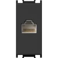 Modul Priza date cat.5 negru, TEM Modul TEM-KM37SB-U