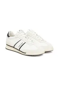 Tenisi barbatesti - 305553096 - piele naturala - crem