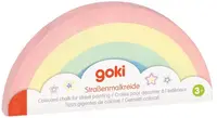 Cretă de asfalt Goki - Curcubeu, 5 culori