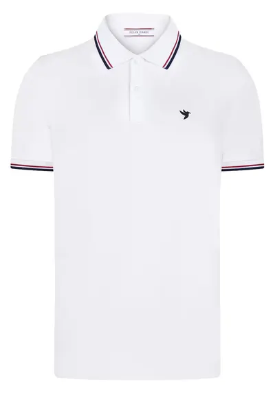 Tricou polo din material pique