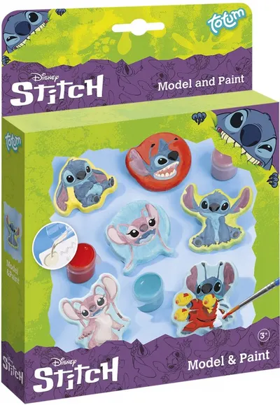 Set creativ Totum - Stitch, figuri de ipsos