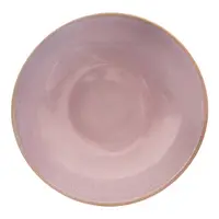 Farfurie roz adâncă din ceramică ø 20,5 cm Glaze – Orion