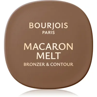Bourjois Macaron Melt Bronzer & Contour bronzer și pudră pentru contur 2 in 1 culoare 02 Milky Mocha 5 g