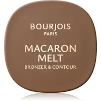 Bourjois Macaron Melt Bronzer & Contour bronzer și pudră pentru contur 2 in 1 culoare 02 Milky Mocha 5 g