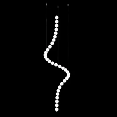 Pearl Led Pendant 66w 3000k, Gold