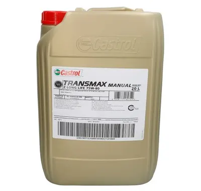 Ulei cutie viteze manuala CASTROL TRANSMAX MANUAL Z LongLife 75W80 1502F5, volum 20 litri, sintetic 20L