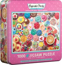 Puzzle Eurographics din 1000 de piese - Cupcake Party Tin
