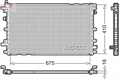 Radiator motor potrivit OPEL AMPERA 1.4H