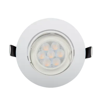 Spot Rotund Plastic cu Led 6w 4000-4300k Alb