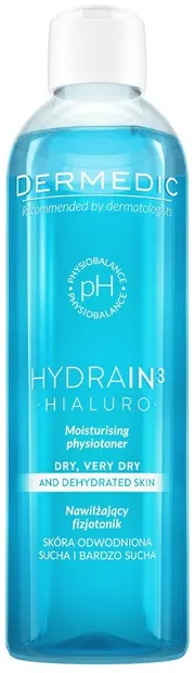 Dermedic Hydrain3 Hialuro Toner facial hidratant fiziologic, 200 ml