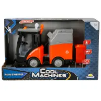 Masina de curatare cu lumini si sunete Cool Machines, 1:16, 20 cm