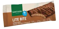 Baton de ciocolată cu ciocolată cu lapte, 17 g, Santiveri
