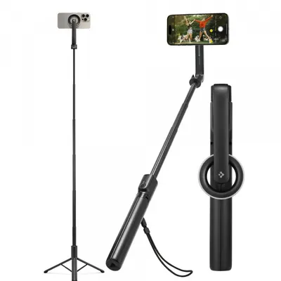 Selfie Stick Bluetooth Spigen S580W, Universal, Negru AMP07659
