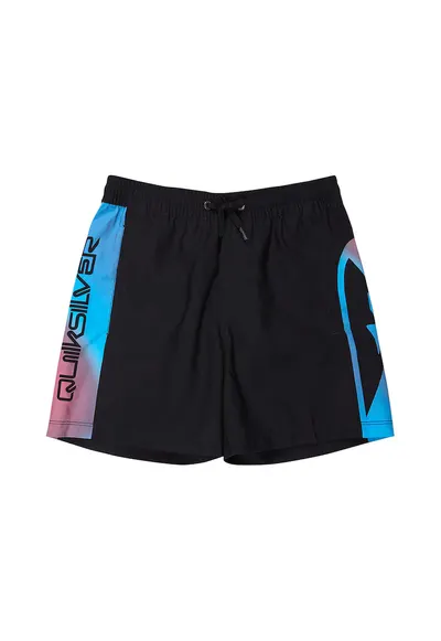 Pantaloni scurti de baie cu buzunare Everyday Holmes - Negru/Albastru