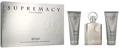 Afnan Perfumes Supremacy Kit Silver, 3 piese