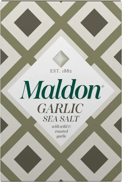 Sare de mare cu usturoi, 100g, Maldon