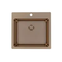 Chiuveta bucatarie inox culoare cupru Alveus Pure 70