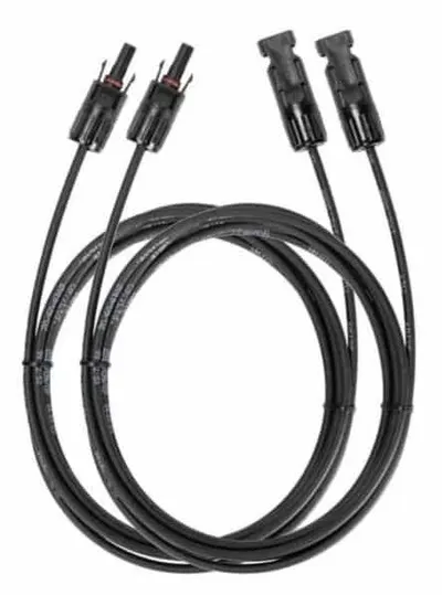 Prelungitor solar EcoFlow - MC4, 3m, negru