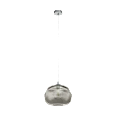 Lampa suspendata DOGATO nickel-nero, chrome 220-240V,50/60Hz