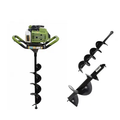 Motoburghiu Pamant Procraft GD68 - Putere 3 CP + 3 burghie 100, 150, 200 mm