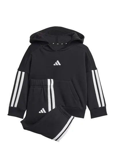 Trening cu gluga Essentials - Alb/Negru
