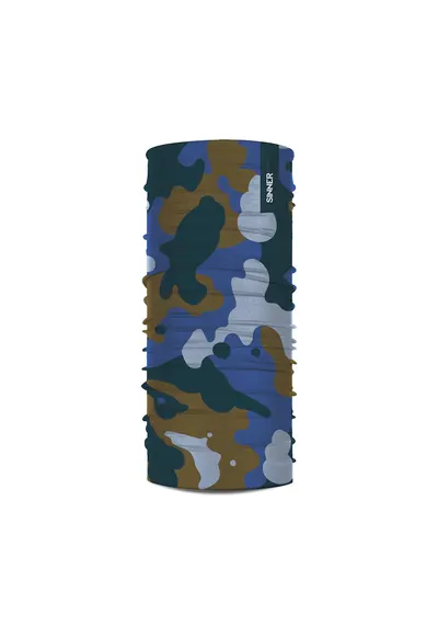 Bandana multifunctionala - Camo - Albastru - unisex