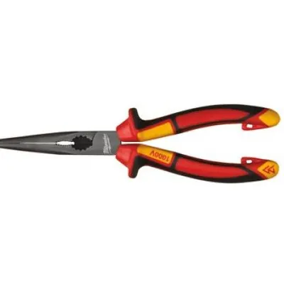 Cleste VDE cu vrf lung rotund inclinat si tais, 205mm, Milwaukee 4932464565