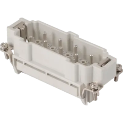 Conector Tata - 77x27 - 6p + 2p (aux) + E 16a 830v / 8kv / 3 - Spring Terminal - Gri